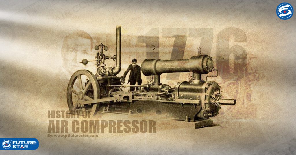History of compressor creation for air utilization