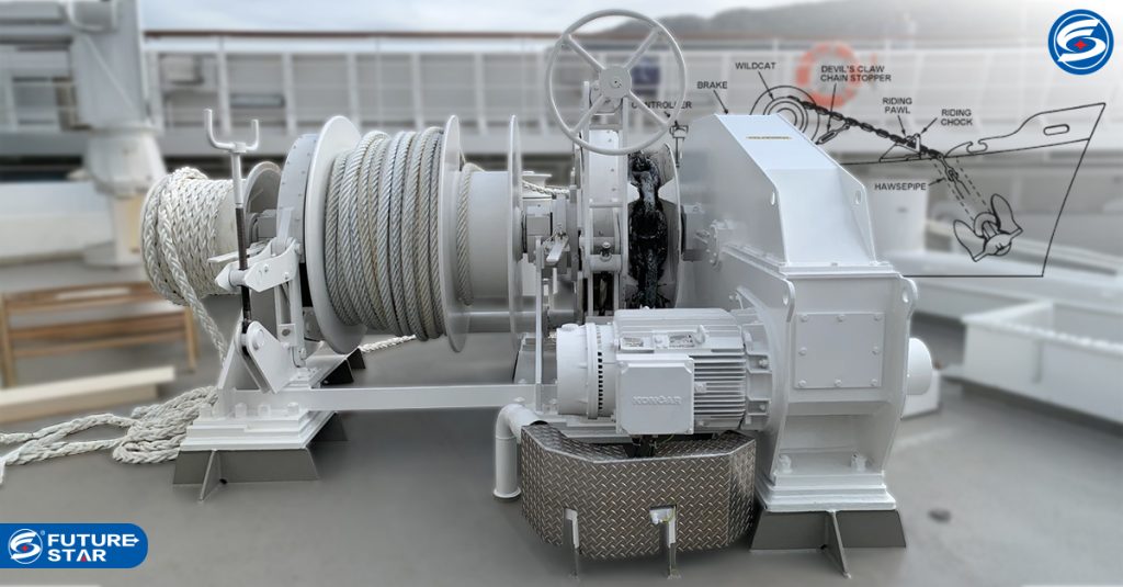 Electric Windlas on Ships