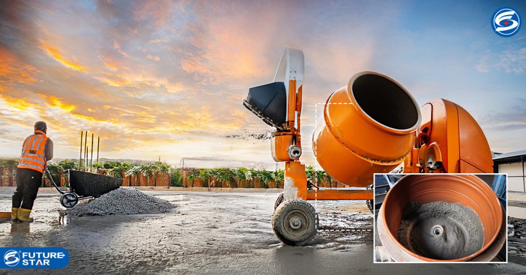 The use of concrete mixers must match the micro structure of the concrete.
